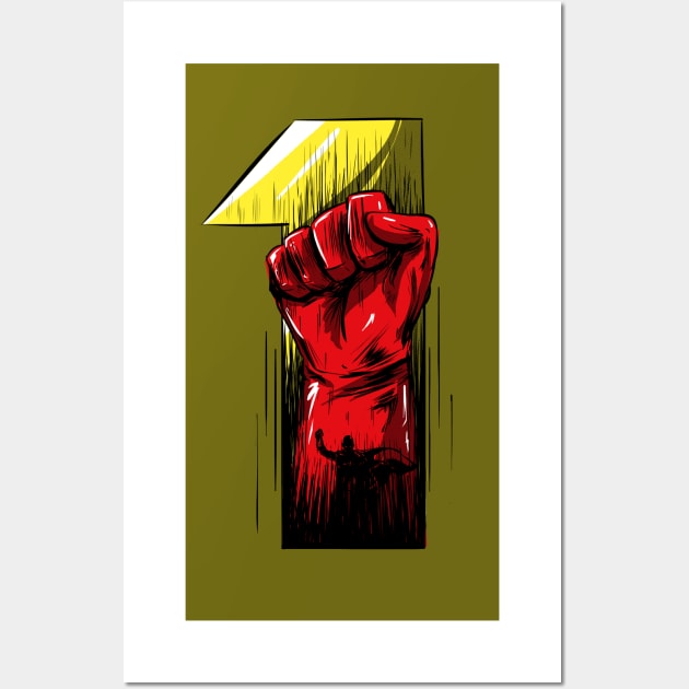 1 Punch! Wall Art by Gil